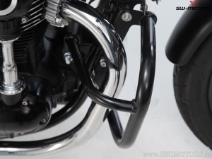 Crashbar - material: otel - culoare: negru - Kawasaki W800 Street/ Cafe ('18-) - SW-Motech