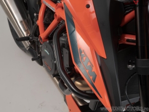 Crashbar - material: otel - culoare: negru - KTM 1290 Super Duke R / EVO ('19-) - SW-Motech