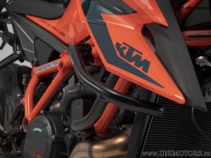 Crashbar - material: otel - culoare: negru - KTM 1290 Super Duke R / EVO ('19-) - SW-Motech