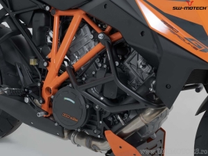 Crashbar - material: otel - culoare: negru - KTM 1290 Super Duke R / GT - SW-Motech