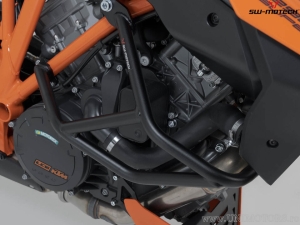 Crashbar - material: otel - culoare: negru - KTM 1290 Super Duke R / GT - SW-Motech