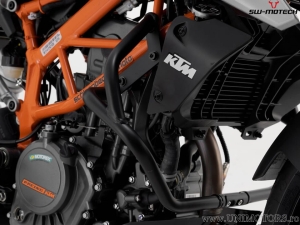 Crashbar - material: otel - culoare: negru - KTM Duke 125 ('21-'23) / 200 ('17-) - SW-Motech