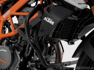 Crashbar - material: otel - culoare: negru - KTM Duke 125 ('21-'23) / 200 ('17-) - SW-Motech