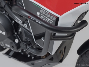 Crashbar - material: otel - culoare: negru - Moto Morini X-Cape 650 ('21-) - SW-Motech