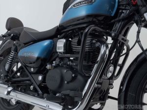 Crashbar - material: otel - culoare: negru - Royal Enfield Meteor 350 ('19-) - SW-Motech