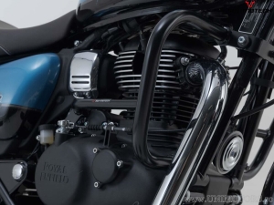 Crashbar - material: otel - culoare: negru - Royal Enfield Meteor 350 ('19-) - SW-Motech