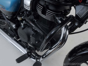 Crashbar - material: otel - culoare: negru - Royal Enfield Meteor 350 ('19-) - SW-Motech