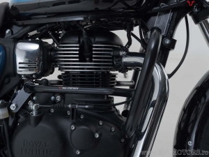 Crashbar - material: otel - culoare: negru - Royal Enfield Meteor 350 ('19-) - SW-Motech