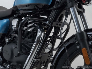 Crashbar - material: otel - culoare: negru - Royal Enfield Meteor 350 ('19-) - SW-Motech