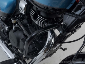 Crashbar - material: otel - culoare: negru - Royal Enfield Meteor 350 ('19-) - SW-Motech