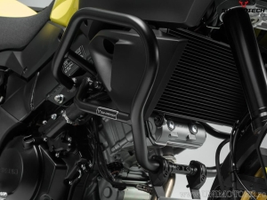 Crashbar - material: otel - culoare: negru - Suzuki V-Strom 1000 ('14-'19) - SW-Motech