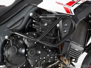 Crashbar - material: otel - culoare: negru - Triumph Tiger 1050 Sport ('13-) - SW-Motech