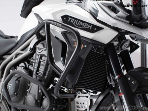 Crashbar - material: otel - culoare: negru - Triumph Tiger 1200 / Explorer ('15-) - SW-Motech