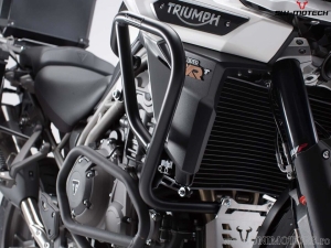 Crashbar - material: otel - culoare: negru - Triumph Tiger 1200 / Explorer ('15-) - SW-Motech