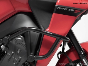 Crashbar - material: otel - culoare: negru - Yamaha Tracer 9 / GT ('20-) / GT+ ('22-) - SW-Motech