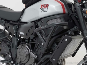 Crashbar - material: otel - culoare: negru - Yamaha XSR700 ('15-) / XSR700 XT ('19-) - SW-Motech