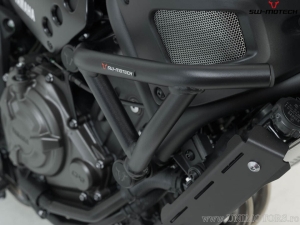 Crashbar - material: otel - culoare: negru - Yamaha XSR700 ('15-) / XSR700 XT ('19-) - SW-Motech