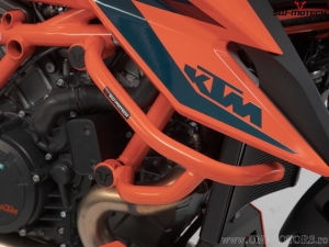 Crashbar - material: otel - culoare: portocaliu - KTM 1290 Super Duke R / EVO ('19-) - SW-Motech