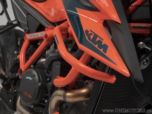 Crashbar - material: otel - culoare: portocaliu - KTM 1290 Super Duke R / EVO ('19-) - SW-Motech