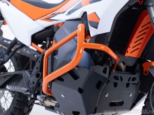 Crashbar - material: otel - culoare: portocaliu - KTM 790 Adv ('23-) / 890 Adv/R ('22-) - SW-Motech