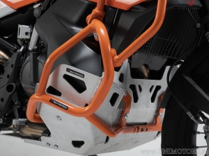 Crashbar - material: otel - culoare: portocaliu - KTM 790 Adv/R ('19-'21) / 890 Adv/R ('20-'22) - SW-Motech