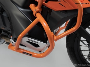 Crashbar - material: otel - culoare: portocaliu - KTM 790 Adv/R ('19-'21) / 890 Adv/R ('20-'22) - SW-Motech