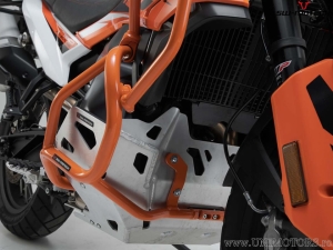 Crashbar - material: otel - culoare: portocaliu - KTM 790 Adv/R ('19-'21) / 890 Adv/R ('20-'22) - SW-Motech