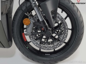 Crashpad ax roata fata set - material: poliamidă - negru - Ducati models ('14-) - SW-Motech