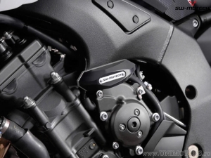 Crashpad motor si carene set - material: poliamidă/aluminiu - culoare: negru/argintiu - Yamaha FZ 8 ('10-) - SW-Motech