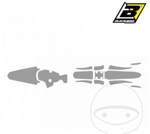 Cubierta del filtro de aire BlackBird Racing - Yamaha WR 250 F ('20-'22) / WR 450 F ('19-'22) / YZ 250 F 4T ('19-'22) - JM