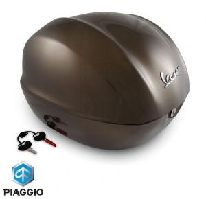 Cutie bagaj 32 litri originala - culoare: maro - Vespa Primavera ('13-) 50-125-150cc - Piaggio