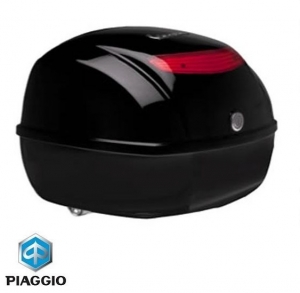 Cutie bagaj 32 litri originala - culoare: negru - Vespa LX / Vespa LXV / Vespa S 2T-4T 50-125-150cc - Piaggio