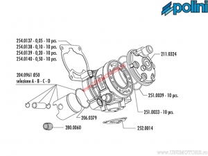 Cylinder set (diameter 50mm / 98.3cc) - Polini