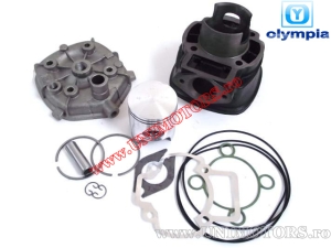 Cylinder set (engine) - Aprilia SR Street / SR50R / Gilera DNA / Runner / Piaggio NRG / NTT / Quartz / Zip SP 70cc 2T - (Olympia