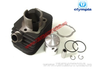 Cylinder set (engine) - Piaggio Ciao / Bravo / Si 50cc 2T (12mm bolt) - (Olympia)