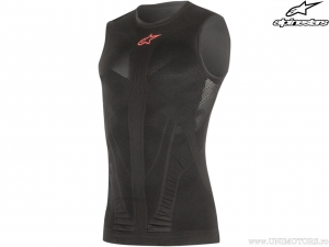 Débardeur moto de rue Tech Tank Summer (noir/rouge) - Alpinestars