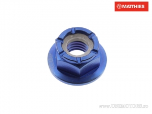 Dado autobloccante in titanio blu Pro Bolt M6 x 1.00 mm - JM