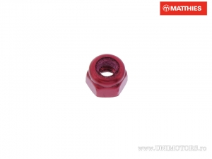 Dado autobloccante Pro Bolt M3 x 0,50 mm alluminio rosso - JM