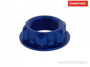 Dado del cilindro Pro Bolt M24 x 1.50 mm alluminio blu - Honda CB 650 / CB 750 F / Kawasaki KLV 1000 A / Suzuki DR 650 SE - JM