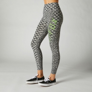 Damen AOP Detour Leggings [Grau/Schwarz]: Größe - XS