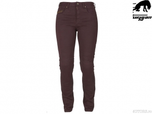 Dames motorbroek Furygan Paola Wine Red (donkerrood) - Furygan