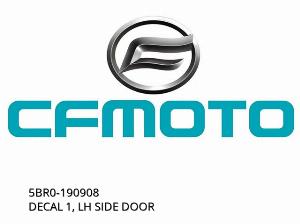 DECAL 1, LH SIDE DOOR - 5BR0-190908 - CFMOTO