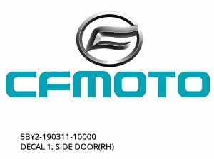 DECAL 1, UȘĂ LATERALĂ (RH) - 5BY2-190311-10000 - CFMOTO