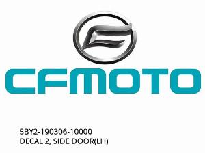 DECAL 2, UȘĂ LATERALĂ (STG) - 5BY2-190306-10000 - CFMOTO