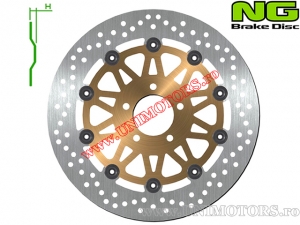 Disco de freio dianteiro flutuante - Kawasaki ZZR 250/600 / ZR 550/750 / ZL/ZX-6R 600 / Z 750/1000 / GPZ 900/1100 / GTR 1000 - (