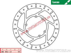 Disco de freio dianteiro MST454 rígido - Lucas TRW