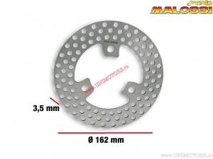 Disco freno anteriore (diametro esterno 162 / spessore 3,5mm) - Honda Dio ZX 50 2T (<-'93 / AF18E) - Malossi