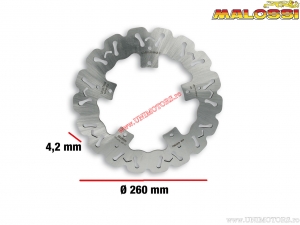 Disco freno anteriore Whoop (diametro esterno 260mm / spessore 4,2mm) - Aprilia SR Max 300 ie 4T LC euro 3 - Malossi