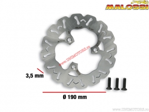 Disque de frein arrière Whoop (diamètre extérieur 190mm / épaisseur 3,5mm) - Aprilia SR Ditech 50 2T LC '00-> (Aprilia) - Ma