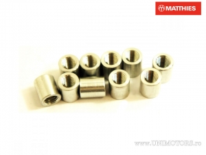 Distantier filetat set M6 8.5 x 10 mm aluminiu - JM